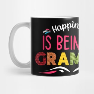 Mothers Day Cute Womens Happiness Is Being A Grammy Mug